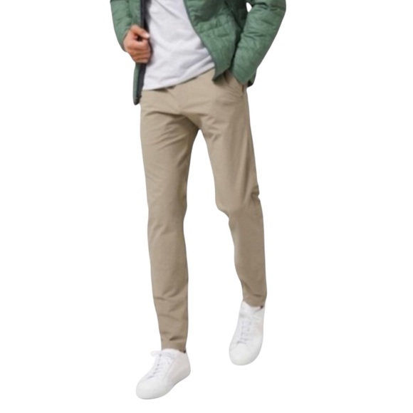 LULULEMON Commission Pants in Tofino Sand Size 30 x 30 — Super Neutral!!! - Picture 1 of 11